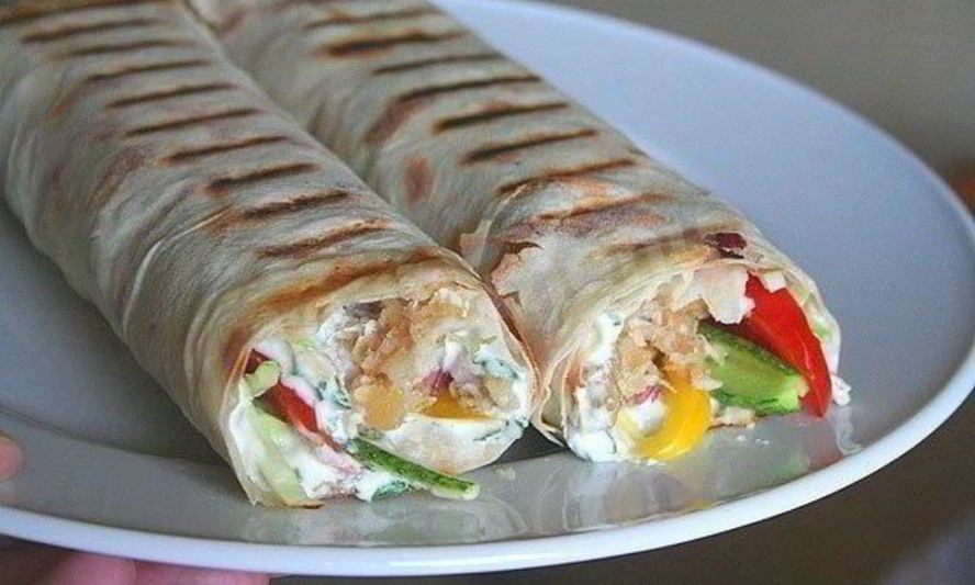Рецепт шаурма с курицей в лаваше