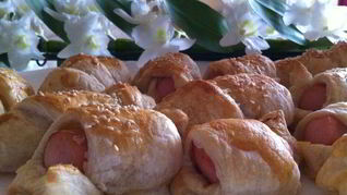 Сосиски кроличьи в тесте