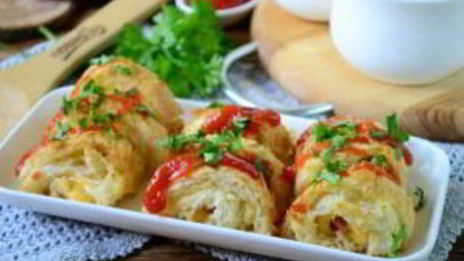 сосиски в хлебе для тостов