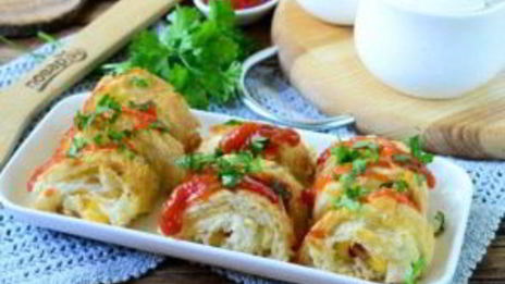 сосиски в хлебе для тостов