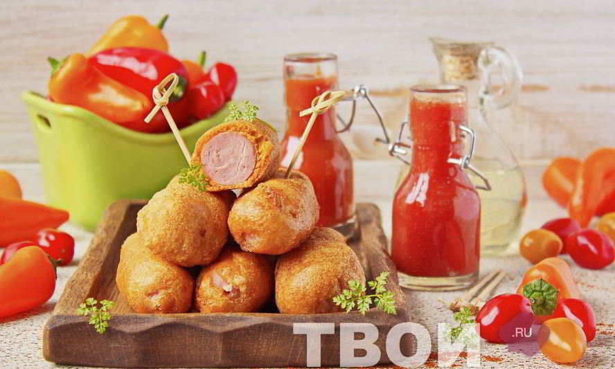 Рецепт сосиски в кляре