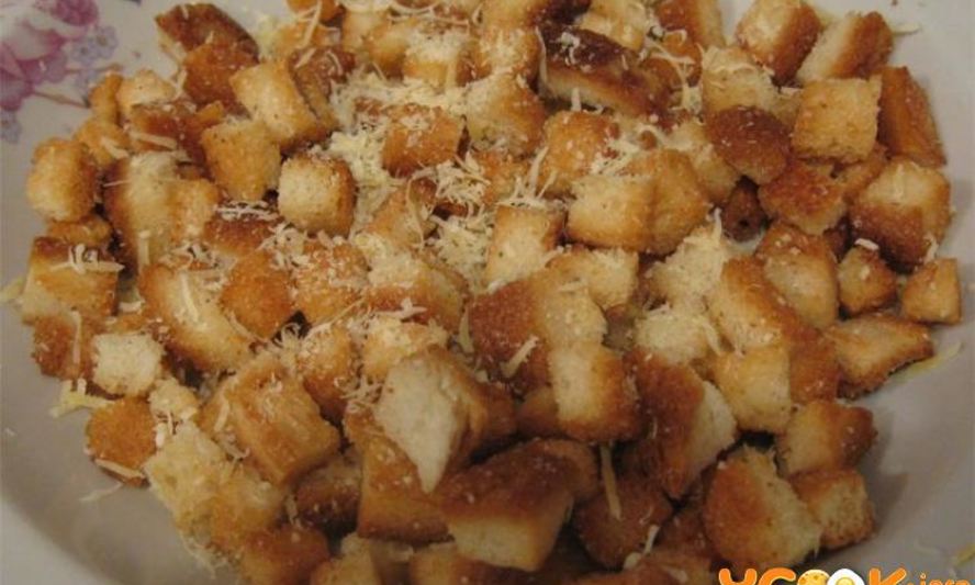 Рецепт сухарики с сыром