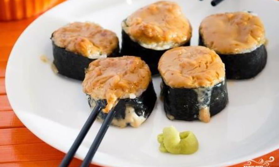 Рецепт горячие суши