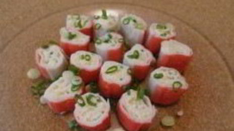 суши с крабовыми палочками