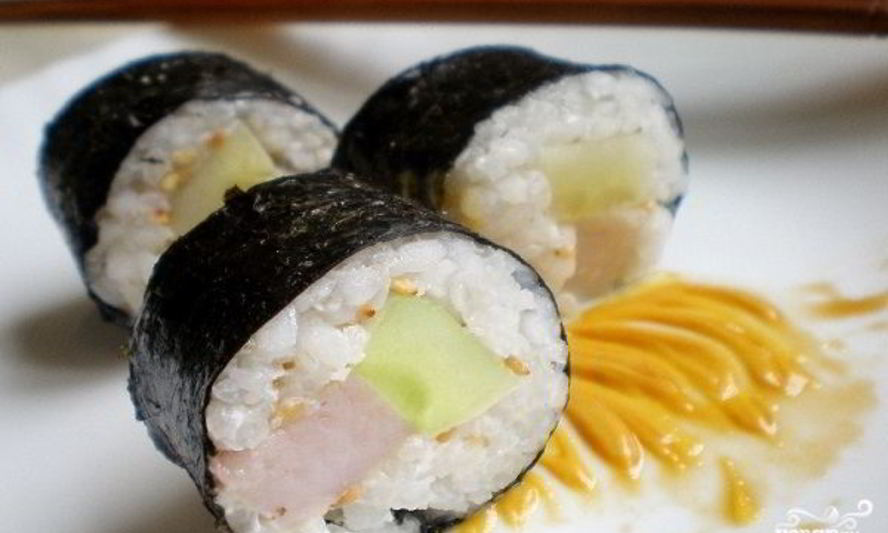 Рецепт суши с селедкой