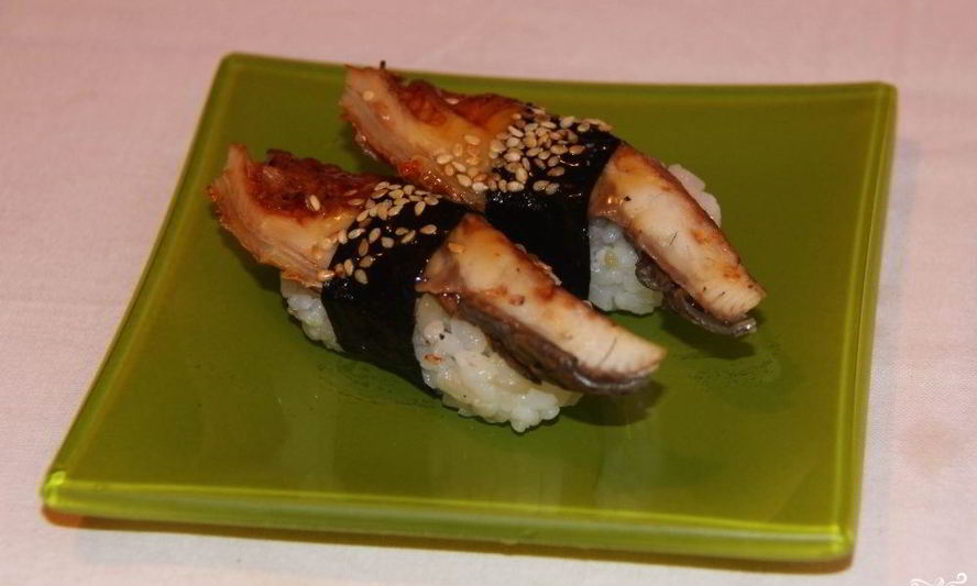 Рецепт суши с угрем
