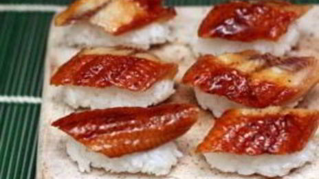 суши с угрем