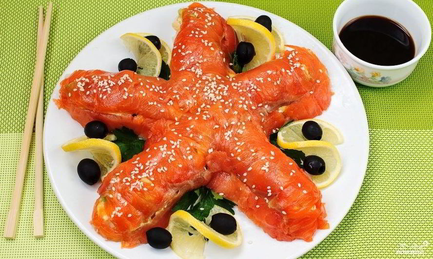 Рецепт суши-торт морская звезда