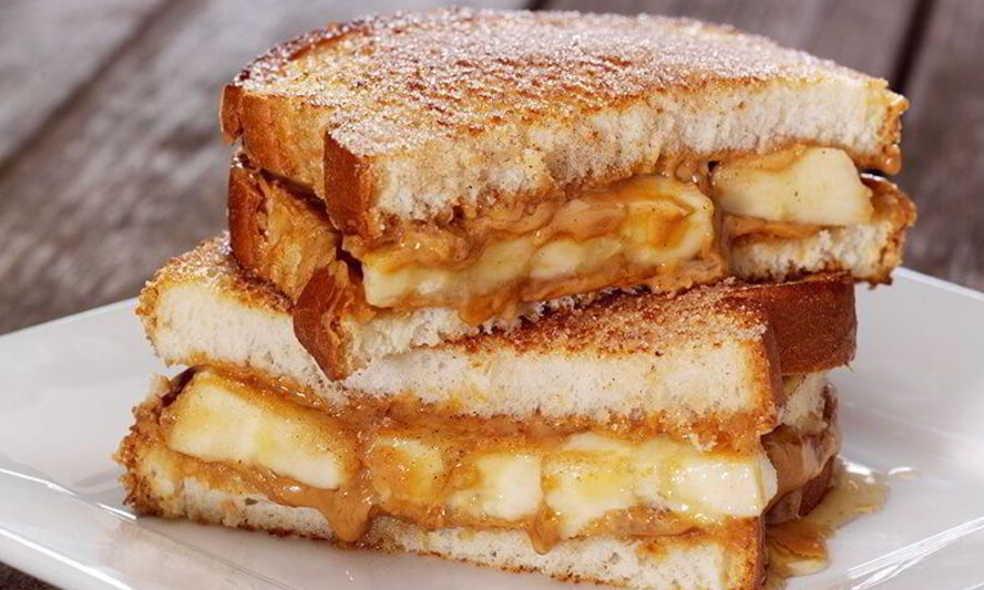 Рецепт сладкий сэндвич с шоколадом и грушей