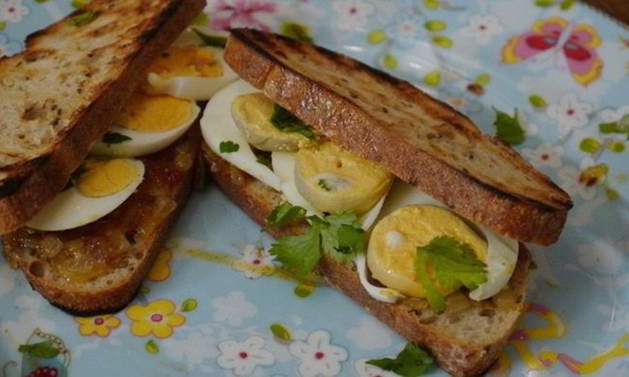 Рецепт сэндвич по-индийски