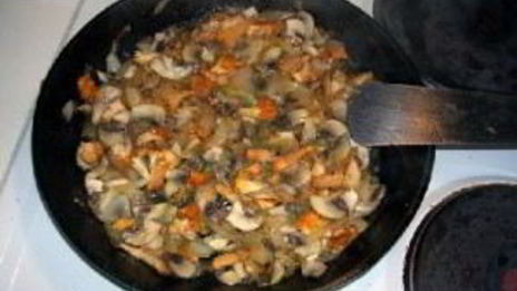 сэндвич с грибами