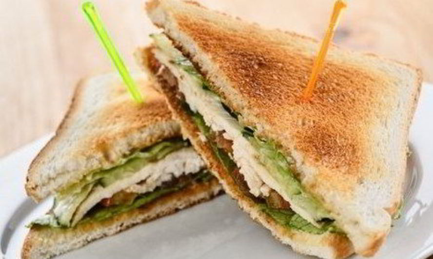 Рецепт сэндвич с курицей и овощами