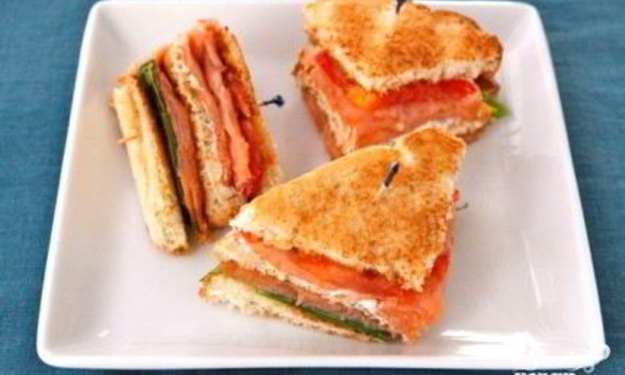 Рецепт сэндвич с семгой