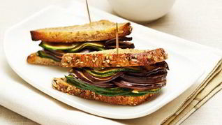 Сэндвич с цукини и сыром