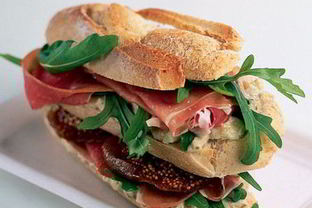 Сэндвич с ветчиной и инжиром