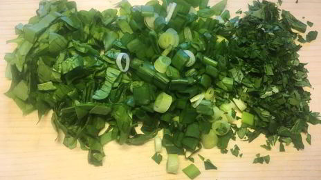 сэндвич с зеленым салатом