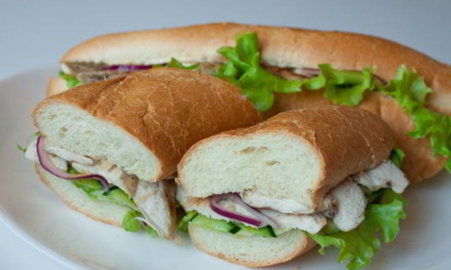 Рецепт сэндвичи с курицей и маринованным цуккини