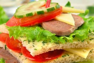 Сэндвичи с овощами