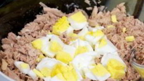 сэндвичи с салатом из тунца