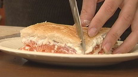 сэндвичи с семгой и сливочным сыром