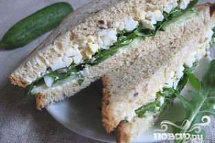 Сэндвичи с яйцом