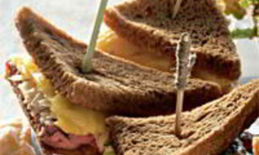 Рецепт тапас из веганского сэндвича рубена