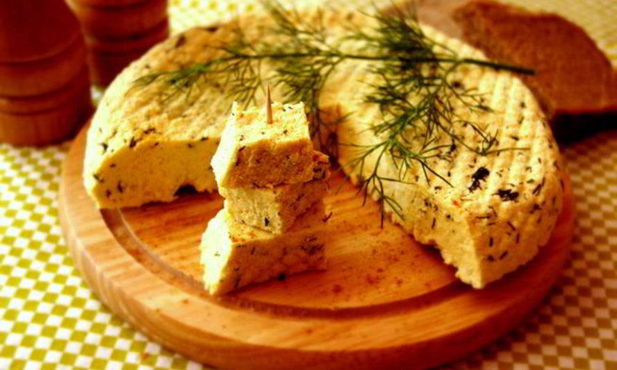 Рецепт сыр домашний, пряный, с зеленью