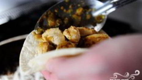 такос с курицей