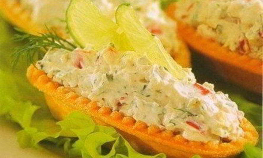 Рецепт очень острая закуска в тарталетках