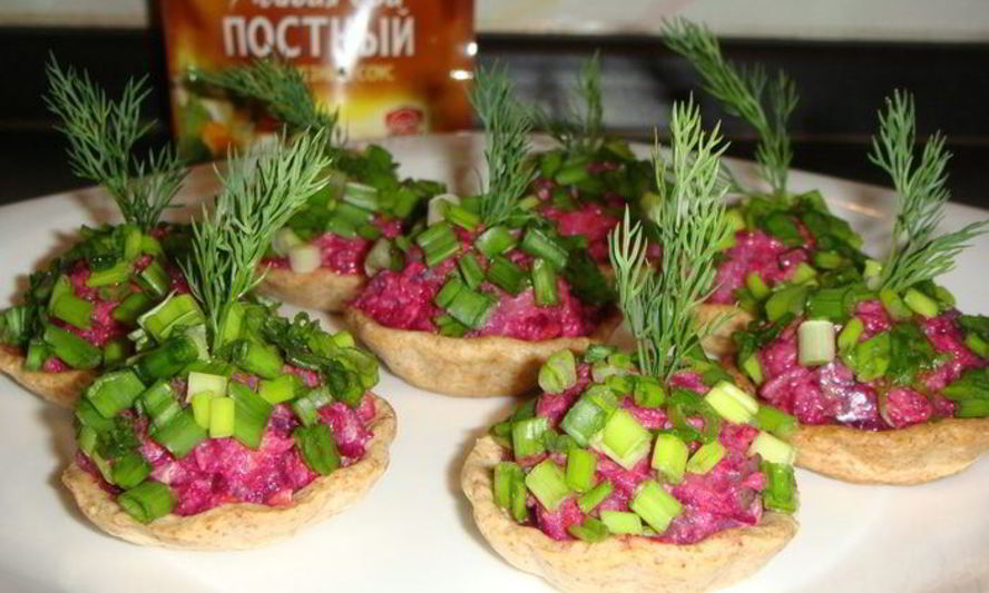 Рецепт постные тарталетки с рыбой