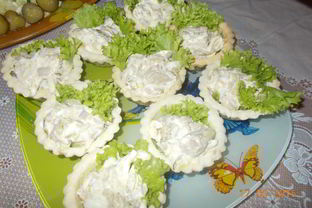 Рыбные тарталетки