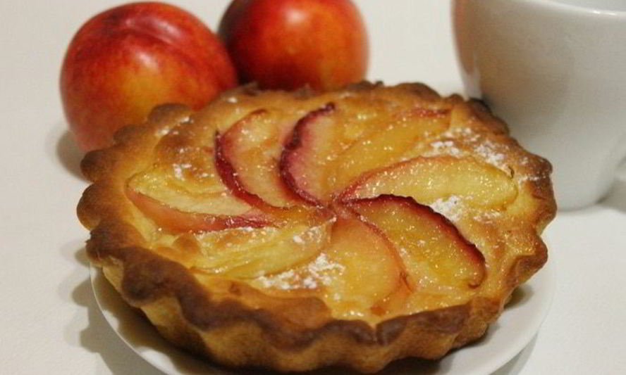 Рецепт сдобные тарталетки с нектарином