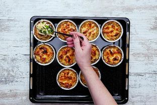 Тарталетки из картофеля с курицей