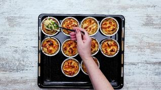 Тарталетки из картофеля с курицей