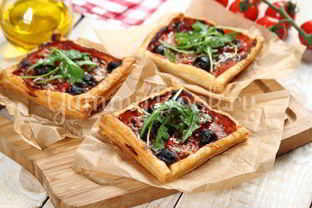 Тарталетки из слоеного теста