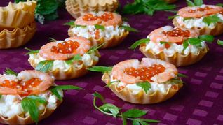 Тарталетки Морская радость