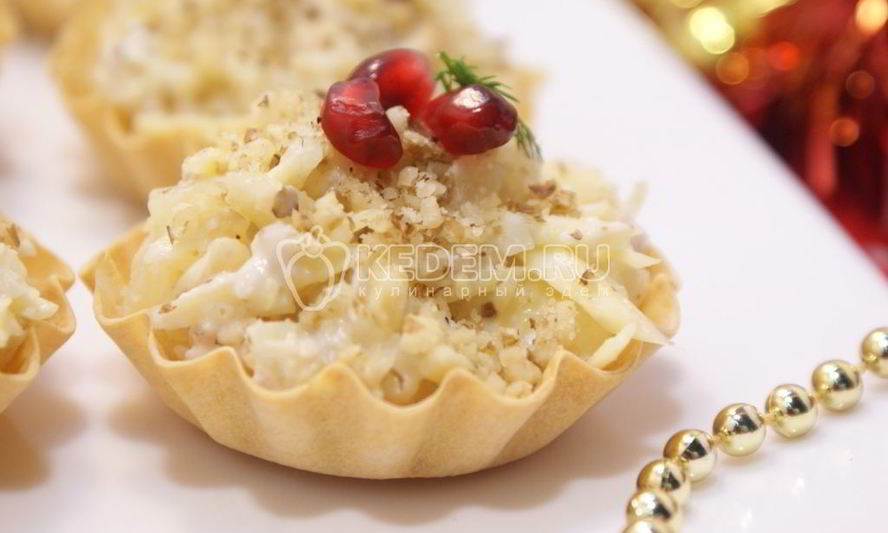 Рецепт тарталетки на праздничный стол