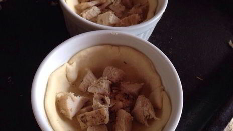 тарталетки пикничок с курицей и овощами