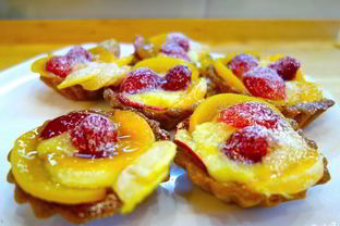 Тарталетки с фруктами в желе