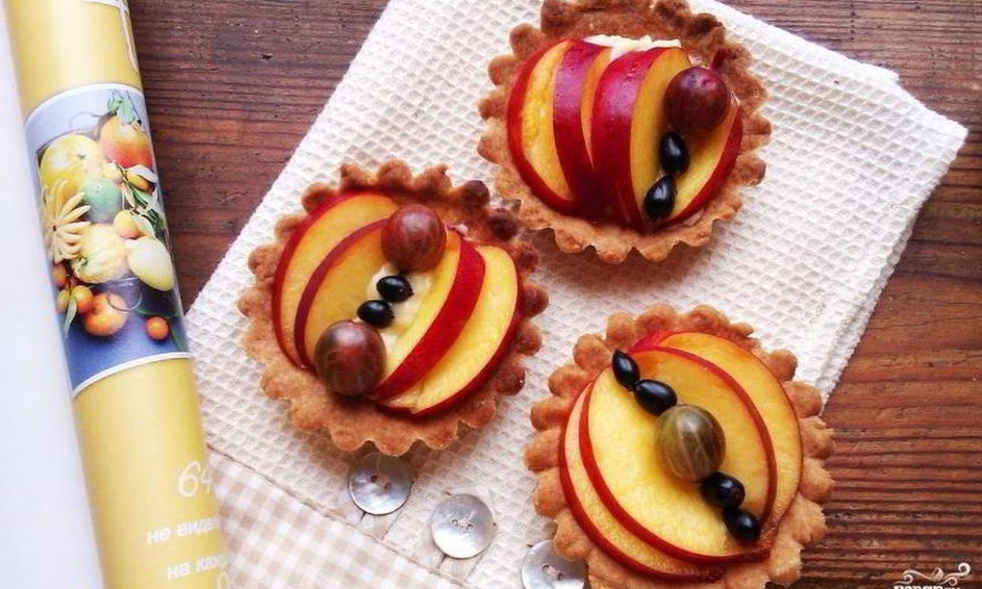 Рецепт тарталетки с фруктами