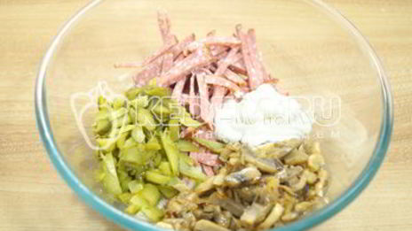 тарталетки с грибами праздничные