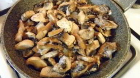 тарталетки с грибами