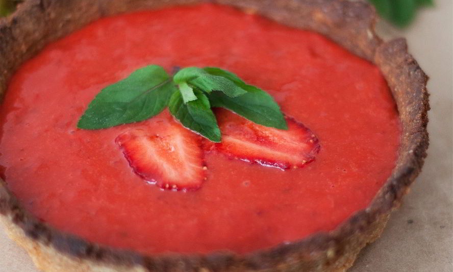 Рецепт тарталетки с клубничным кремом