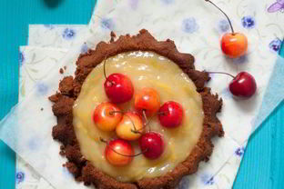 Тарталетки с лимонной помадкой