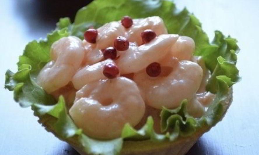 Рецепт тарталетки с морепродуктами