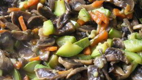 тарталетки с начинкой из овощей и грибов