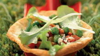 Тарталетки с овощами