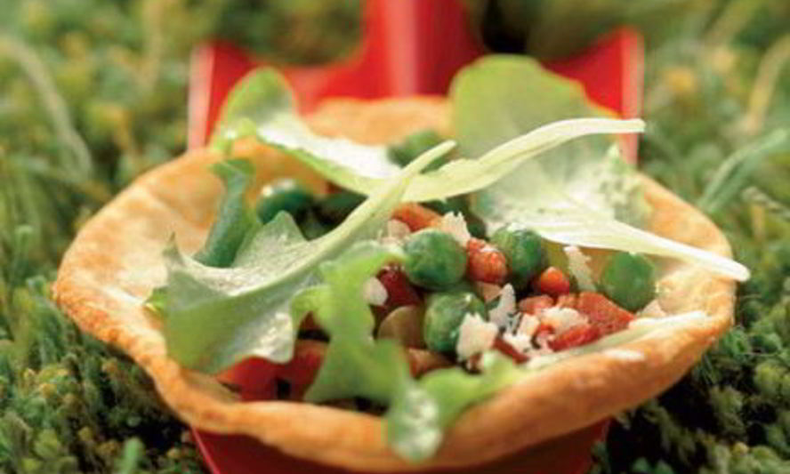 Рецепт тарталетки с овощами