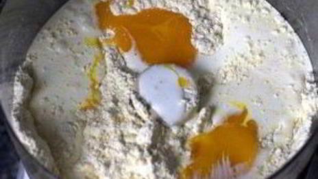 тарталетки с ревенем