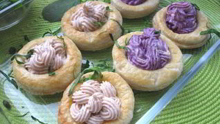 Тарталетки с рыбным муссом